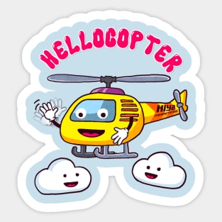 Hellocopter Sticker